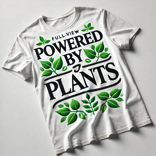 "Powered by Plants" Vegan T-Shirt